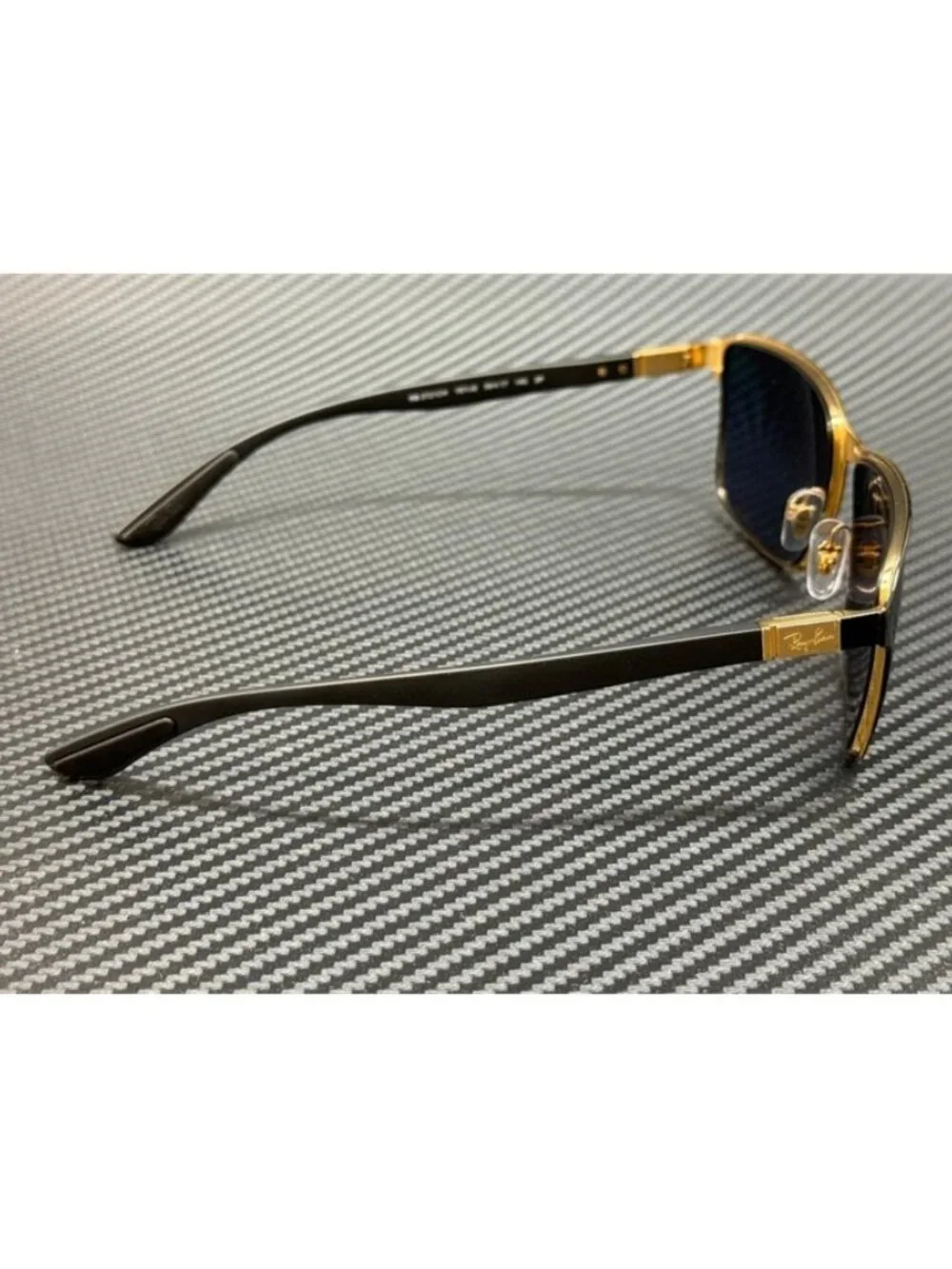 New Black Men Black Gold Sunglasses 59-17-145